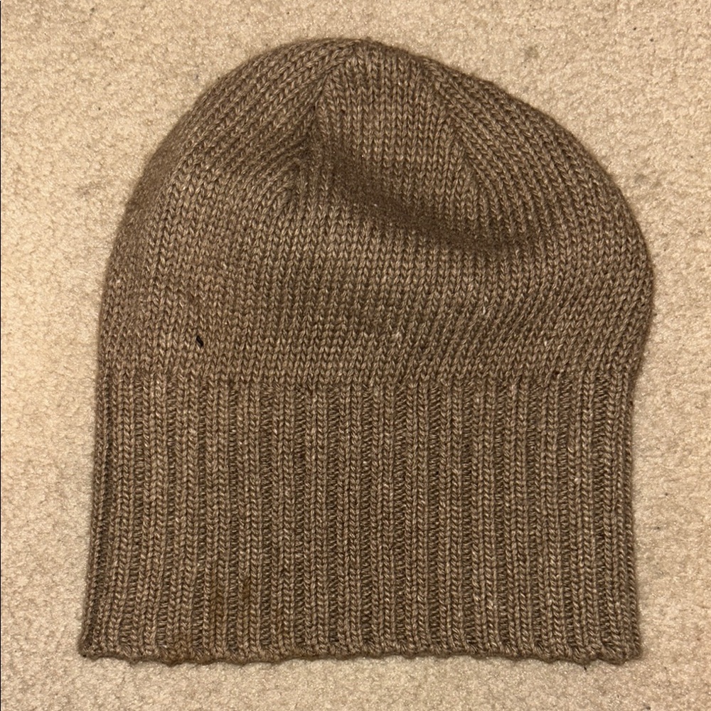 Men's Cozy Brown Knit Beanie